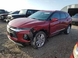 2019 Chevrolet Blazer with VIN 3GNKBHRS4KS691087, listed as a Copart auction lot 65340445 with 56,434 mi miles and Salvage title. Bid and sale history available at DreamBid. Image 1.