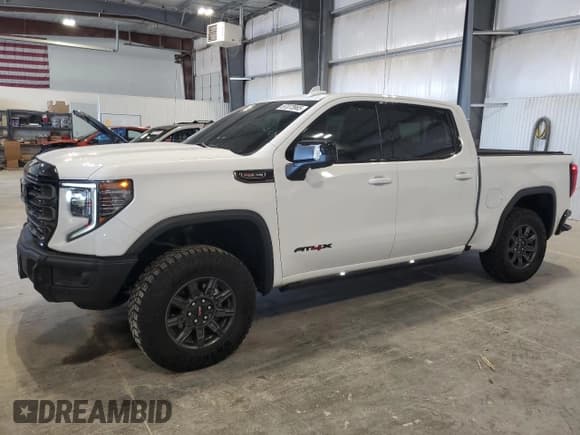 ✅ 2025 GMC Sierra 1500 AT4X • VIN: 3GTUUFEL6SG100789 • Лот: 87073965. Опубликован ранее на Copart с пробегом 7 170 миль. Бесплатный доступ к архиву аукционных продаж из США и подробный отчёт об истории автомобиля на DreamBid. Изображение 1.