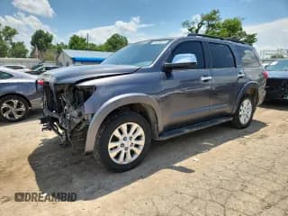 ✅ 2012 Toyota Sequoia Platinum • VIN: 5TDDW5G16CS071698 • Lot: 59729575. Listed on Copart with 215,512 mi. Free auction sales archive from the USA and detailed vehicle history report at DreamBid. Image 1.