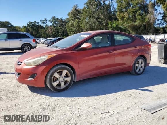 ✅ 2013 Hyundai Elantra GLS • VIN: KMHDH4AE9DU678638 • Lot: 90925205. Listed on Copart with 147,393 mi. Free auction sales archive from the USA and detailed vehicle history report at DreamBid. Image 1.