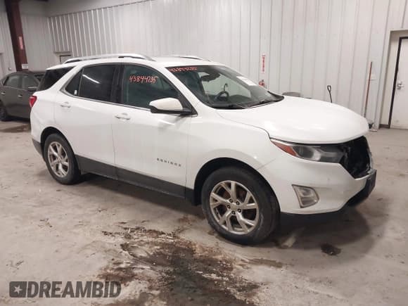 ✅ 2020 Chevrolet Equinox LT • VIN: 2GNAXVEX7L6132873 • Lot: 43844235. Listed on IAAI with 110,273 mi. Free auction sales archive from the USA and detailed vehicle history report at DreamBid. Image 1.