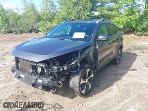 2016 Hyundai Tucson Sport with VIN KM8J3CA26GU208508, listed as a IAAI auction lot 42309929 with 92,406 mi miles and . Bid and sale history available at DreamBid. Image 2.