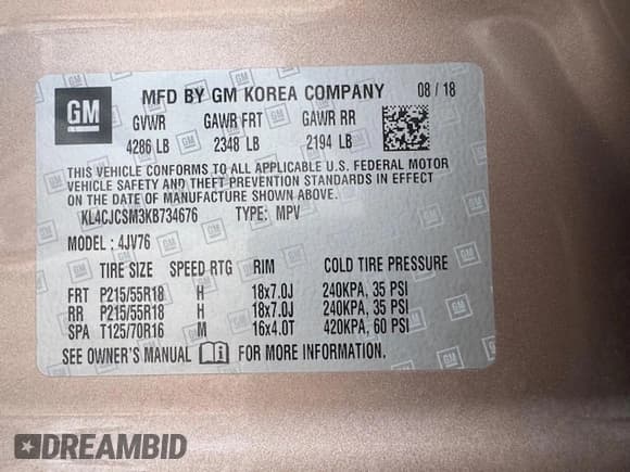 ✅ 2019 Buick Encore Essence • VIN: KL4CJCSM3KB734676 • Lot: 65609525. Wystawiony na Copart z przebiegiem 46 208 mil. Bezpłatny archiwum sprzedaży aukcyjnych z USA i szczegółowy raport historii pojazdu na DreamBid. Zdjęcie 15.