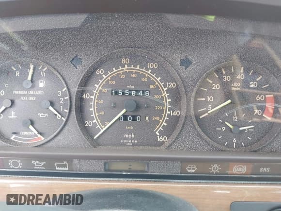 ✅ 1989 Mercedes-Benz 420 SEL • VIN: WDBCA35E1KA466385 • Lot: 42415277. Listed on IAAI with 155,846 mi. Free auction sales archive from the USA and detailed vehicle history report at DreamBid. Image 7.