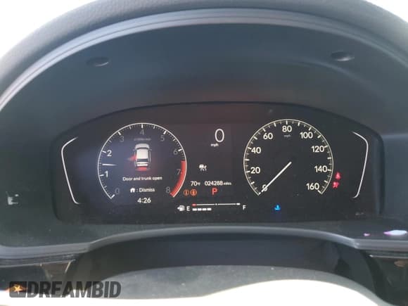 ✅ 2024 Honda Civic EX • VIN: 2HGFE1F74RH304478 • Lot: 86858515. Listed on Copart with 24,288 mi. Free auction sales archive from the USA and detailed vehicle history report at DreamBid. Image 9.