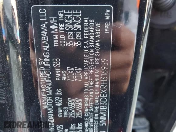 ✅ 2024 Hyundai Tucson SEL • VIN: 5NMJB3DEXRH316959 • Lot: 75804894. Wystawiony na Copart z przebiegiem 25 240 mil. Bezpłatny archiwum sprzedaży aukcyjnych z USA i szczegółowy raport historii pojazdu na DreamBid. Zdjęcie 13.