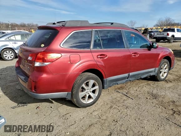 ✅ 2013 Subaru Outback Limited • VIN: 4S4BRCKC3D3288071 • Lot: 96298965. Listed on Copart with 168,171 mi. Free auction sales archive from the USA and detailed vehicle history report at DreamBid. Image 3.