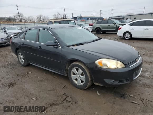 ✅ 2011 Chevrolet Impala LT Fleet • VIN: 2G1WG5EK1B1320960 • Lot: 92786065. Listed on Copart with 193,109 mi. Free auction sales archive from the USA and detailed vehicle history report at DreamBid. Image 4.