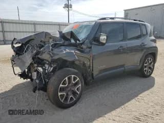 ✅ 2018 Jeep Renegade Latitude • VIN: ZACCJABB4JPG75845 • Lot: 91576885. Listed on Copart with Not provided. Free auction sales archive from the USA and detailed vehicle history report at DreamBid. Image 1.