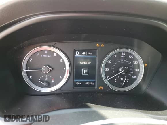 2019 Hyundai Sonata SEL with VIN 5NPE34AF6KH765405, listed as a Copart auction lot 66511985 with 43,213 mi miles and Non repairable. Bid and sale history available at DreamBid. Image 9.