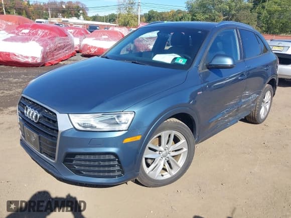 ✅ 2018 Audi Q3 Premium • VIN: WA1ECCFS7JR002472 • Lot: 43434394. Wystawiony na IAAI z przebiegiem 59 726 mil. Bezpłatny archiwum sprzedaży aukcyjnych z USA i szczegółowy raport historii pojazdu na DreamBid. Zdjęcie 2.