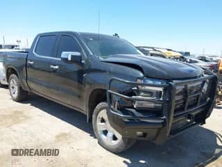 2022 Chevrolet Silverado 1500 LTZ z VIN 3GCUYGED4NG114858, wystawiony jako IAAI lot #42813560 z przebiegiem 134 010 mil mil oraz . Historia ofert i sprzedaży dostępna na DreamBid. Obrazek 1.