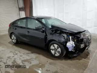 2017 Hyundai Ioniq Blue z VIN KMHC65LCXHU057532, wystawiony jako Copart lot #59626424 z przebiegiem 125 922 mil mil oraz Szkoda całkowita • Salvage title. Historia ofert i sprzedaży dostępna na DreamBid. Obrazek 4.