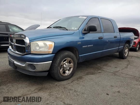 ✅ 2006 Dodge 2500 SLT • VIN: 3D7KR29D46G225757 • Lot: 91831275. Wystawiony na Copart z przebiegiem 104 737 mil. Bezpłatny archiwum sprzedaży aukcyjnych z USA i szczegółowy raport historii pojazdu na DreamBid. Zdjęcie 1.