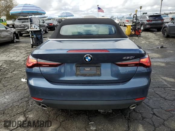 ✅ 2023 BMW 4 Series 430i • VIN: WBA23AT09PCM39690 • Lot: 43609655. Listed on Copart with 11,224 mi. Free auction sales archive from the USA and detailed vehicle history report at DreamBid. Image 6.
