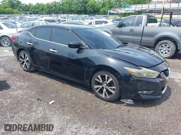 ✅ 2017 Nissan Maxima S • VIN: 1N4AA6AP7HC414344 • Lot: 42436531. Listed on IAAI with 97,318 mi. Free auction sales archive from the USA and detailed vehicle history report at DreamBid. Image 1.