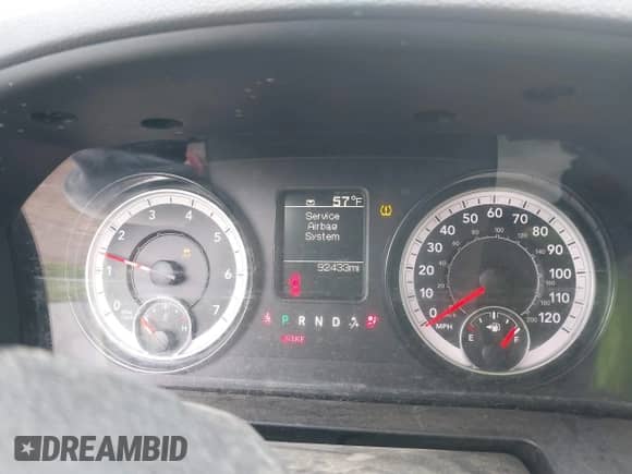 2019 Ram 1500 Tradesman with VIN 1C6RR7FG7KS501699, listed as a IAAI auction lot 42220021 with 92,433 mi miles and . Bid and sale history available at DreamBid. Image 7.