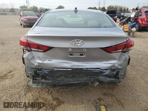 ✅ 2017 Hyundai Elantra SE • VIN: 5NPD74LF6HH182838 • Lot: 86176425. Listed on Copart with 106,235 mi. Free auction sales archive from the USA and detailed vehicle history report at DreamBid. Image 6.