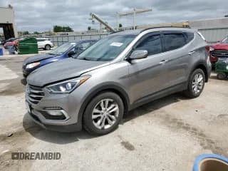 ✅ 2017 Hyundai Santa Fe 2.0T • VIN: 5XYZUDLA9HG437458 • Лот: 57751415. Опубликован ранее на Copart с пробегом 117 469 миль. Бесплатный доступ к архиву аукционных продаж из США и подробный отчёт об истории автомобиля на DreamBid. Изображение 1.