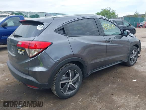 ✅ 2021 Honda HR-V EX • VIN: 3CZRU5H50MM701563 • Лот: 42356754. Опубликован ранее на IAAI с пробегом 91 406 миль. Бесплатный доступ к архиву аукционных продаж из США и подробный отчёт об истории автомобиля на DreamBid. Изображение 4.