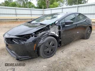 2025 Toyota Prius LE with VIN JTDADABUXS3028016, listed as a Copart auction lot 54331995 with 9,838 mi miles and Clean title. Bid and sale history available at DreamBid. Image 1.