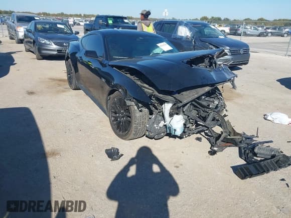 ✅ 2024 Ford Mustang GT Premium • VIN: 1FA6P8CF3R5404727 • Lot: 43625304. Listed on IAAI with 18,463 mi. Free auction sales archive from the USA and detailed vehicle history report at DreamBid. Image 1.