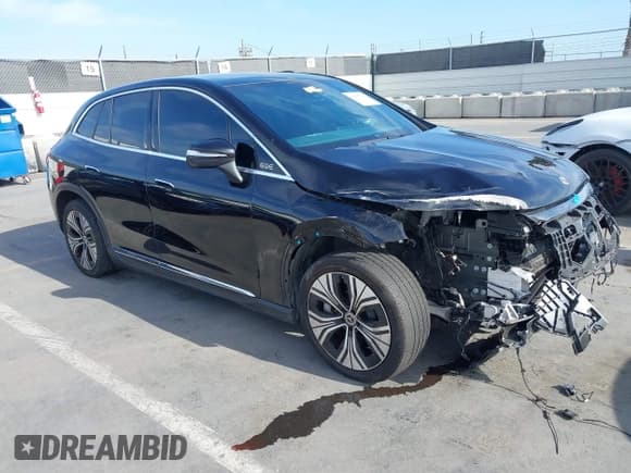 ✅ 2023 Mercedes-Benz EQE 350 • VIN: 4JGGM1CB7PA030859 • Lot: 42045741. Listed on IAAI with 24,276 mi. Free auction sales archive from the USA and detailed vehicle history report at DreamBid. Image 1.