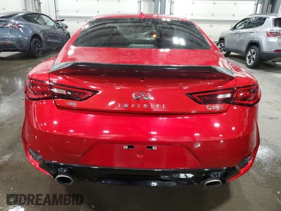 ✅ 2021 Infiniti Q60 Red Sport 400 • VIN: JN1FV7LL8MM560392 • Лот: 91982725. Опубликован ранее на Copart с пробегом 24 505 миль. Бесплатный доступ к архиву аукционных продаж из США и подробный отчёт об истории автомобиля на DreamBid. Изображение 6.