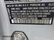 ✅ 2015 Porsche 911 Carrera • VIN: WP0AA2A90FS106536 • Lot: 56191265. Wystawiony na Copart z przebiegiem 63 078 mil. Bezpłatny archiwum sprzedaży aukcyjnych z USA i szczegółowy raport historii pojazdu na DreamBid. Zdjęcie 12.