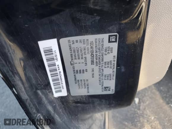 2012 Chevrolet Silverado 3500HD SRW LTZ с VIN 1GC4K1E84CF210652, выставлен на аукционе Copart как лот 86507834 с пробегом 78 061 миль миль и Списание • Salvage title. История ставок и продаж доступна на DreamBid. Изображение 14.