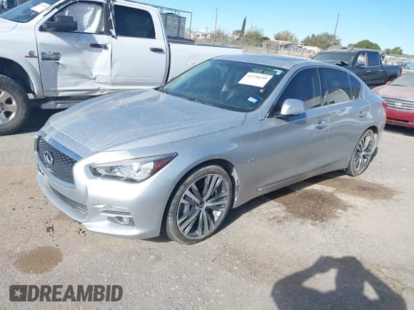 ✅ 2017 Infiniti Q50 Premium • VIN: JN1EV7AP2HM737834 • Lot: 43728210. Wystawiony na IAAI z przebiegiem 114 263 mil. Bezpłatny archiwum sprzedaży aukcyjnych z USA i szczegółowy raport historii pojazdu na DreamBid. Zdjęcie 2.