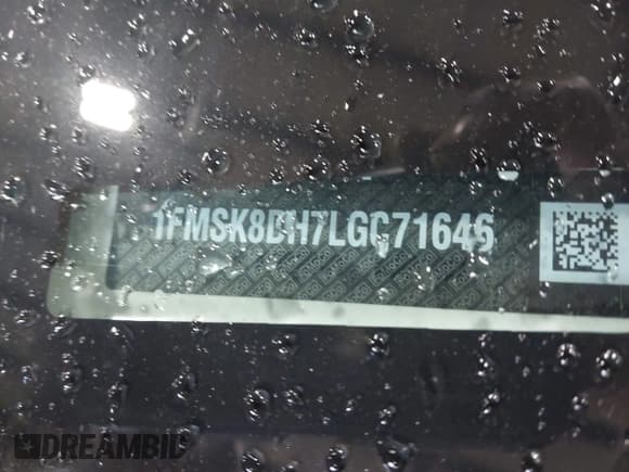 ✅ 2020 Ford Explorer XLT • VIN: 1FMSK8DH7LGC71646 • Лот: 43417181. Опубликован ранее на IAAI с пробегом 84 143 миль. Бесплатный доступ к архиву аукционных продаж из США и подробный отчёт об истории автомобиля на DreamBid. Изображение 9.