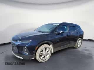 2020 Chevrolet Blazer LT z VIN 3GNKBHRS4LS596594, wystawiony jako Copart lot #43789363 z przebiegiem 41 348 mil mil oraz . Historia ofert i sprzedaży dostępna na DreamBid. Obrazek 1.