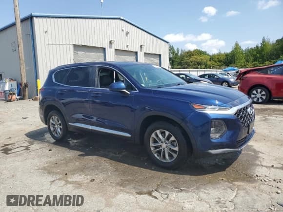 ✅ 2019 Hyundai Santa Fe SE • VIN: 5NMS23AD5KH027445 • Lot: 70831584. Wystawiony na Copart z przebiegiem 54 505 mil. Bezpłatny archiwum sprzedaży aukcyjnych z USA i szczegółowy raport historii pojazdu na DreamBid. Zdjęcie 4.