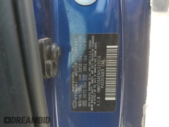 ✅ 2017 Hyundai Veloster Turbo • VIN: KMHTC6AE6HU310316 • Lot: 44305525. Wystawiony na Copart z przebiegiem 88 545 mil. Bezpłatny archiwum sprzedaży aukcyjnych z USA i szczegółowy raport historii pojazdu na DreamBid. Zdjęcie 12.