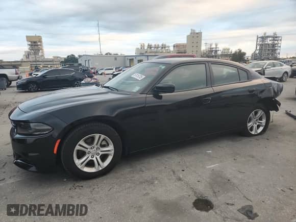 2023 Dodge Charger SXT z VIN 2C3CDXBG4PH674912, wystawiony jako Copart lot #87416785 z przebiegiem 37 786 mil mil oraz Szkoda całkowita • Salvage title. Historia ofert i sprzedaży dostępna na DreamBid. Obrazek 1.