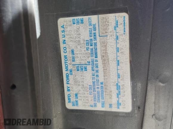 ✅ 1987 Ford Bronco XL • VIN: 1FMEU15N1HLA32188 • Lot: 53697985. Wystawiony na Copart z przebiegiem 2 238 mil. Bezpłatny archiwum sprzedaży aukcyjnych z USA i szczegółowy raport historii pojazdu na DreamBid. Zdjęcie 15.