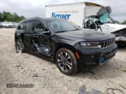 ✅ 2022 Jeep Grand Cherokee Overland • VIN: 1C4RJYD6XN8764643 • Lot: 64837614. Listed on Copart with 9,831 mi. Free auction sales archive from the USA and detailed vehicle history report at DreamBid. Image 4.