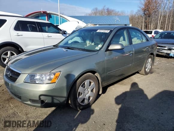 ✅ 2008 Hyundai Sonata GLS • VIN: 5NPET46F48H352724 • Лот: 82214574. Опубликован ранее на Copart с пробегом 138 326 миль. Бесплатный доступ к архиву аукционных продаж из США и подробный отчёт об истории автомобиля на DreamBid. Изображение 1.