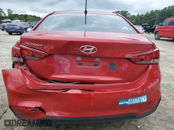 2018 Hyundai Accent SE с VIN 3KPC24A39JE015399, выставлен на аукционе Copart как лот 80894195 с пробегом 51 777 миль миль и Списание • Salvage title. История ставок и продаж доступна на DreamBid. Изображение 6.