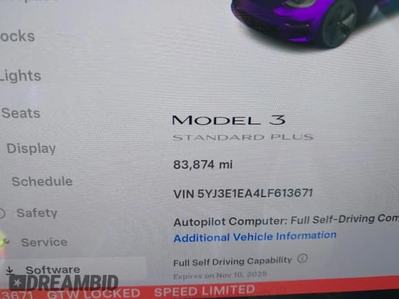 ✅ 2020 Tesla Model 3 Standard Range Plus • VIN: 5YJ3E1EA4LF613671 • Лот: 43577298. Опубликован ранее на IAAI с пробегом 83 874 миль. Бесплатный доступ к архиву аукционных продаж из США и подробный отчёт об истории автомобиля на DreamBid. Изображение 7.
