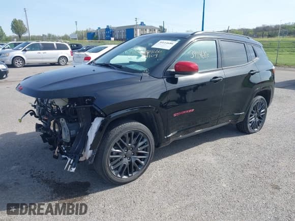 ✅ 2023 Jeep Compass (RED) Edition • VIN: 3C4NJDCN8PT502589 • Lot: 39114686. Listed on IAAI with 16,116 mi. Free auction sales archive from the USA and detailed vehicle history report at DreamBid. Image 19.