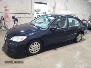 ✅ 2005 Honda Civic LX • VIN: 2HGES15655H544517 • Лот: 60675945. Опубликован ранее на Copart с пробегом 149 691 миль. Бесплатный доступ к архиву аукционных продаж из США и подробный отчёт об истории автомобиля на DreamBid. Изображение 1.