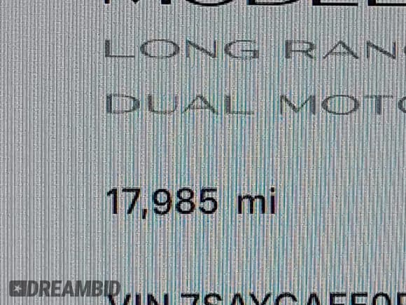 ✅ 2023 Tesla Model Y Long Range • VIN: 7SAYGAEE0PF787216 • Lot: 41589954. Listed on IAAI with 17,985 mi. Free auction sales archive from the USA and detailed vehicle history report at DreamBid. Image 16.