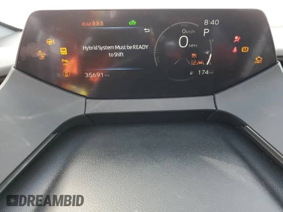 2024 Toyota Prius LE with VIN JTDACAAU6R3017044, listed as a Copart auction lot 71922495 with 35,691 mi miles and Salvage title. Bid and sale history available at DreamBid. Image 9.