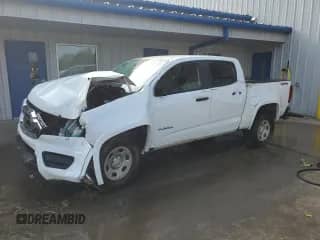 2018 Chevrolet Colorado 4WD Work Truck with VIN 1GCGTBEN9J1237135, listed as a Copart auction lot 68017825 with 168,332 mi miles and Salvage title. Bid and sale history available at DreamBid. Image 1.