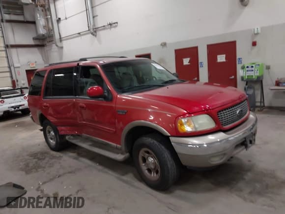 ✅ 2002 Ford Expedition Eddie Bauer • VIN: 1FMFU18L62LA61644 • Lot: 42812728. Wystawiony na IAAI z przebiegiem 269 804 mil. Bezpłatny archiwum sprzedaży aukcyjnych z USA i szczegółowy raport historii pojazdu na DreamBid. Zdjęcie 1.