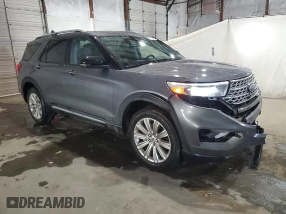 ✅ 2022 Ford Explorer Limited • VIN: 1FMSK8FH9NGB99090 • Lot: 93307665. Listed on Copart with 48,613 mi. Free auction sales archive from the USA and detailed vehicle history report at DreamBid. Image 4.