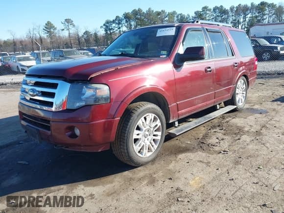 ✅ 2012 Ford Expedition Limited • VIN: 1FMJU2A54CEF54983 • Lot: 41634529. Listed on IAAI with 187,766 mi. Free auction sales archive from the USA and detailed vehicle history report at DreamBid. Image 2.