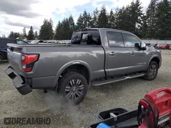 ✅ 2022 Nissan Titan Platinum Reserve • VIN: 1N6AA1FB0NN107850 • Lot: 51258175. Listed on Copart with 13,186 mi. Free auction sales archive from the USA and detailed vehicle history report at DreamBid. Image 3.